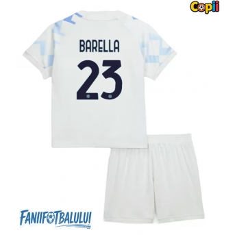 Inter Milan Nicolo Barella #23 Echipament de Fotbal Replică 2025-26 Copii Deplasare (+ Șorturi)